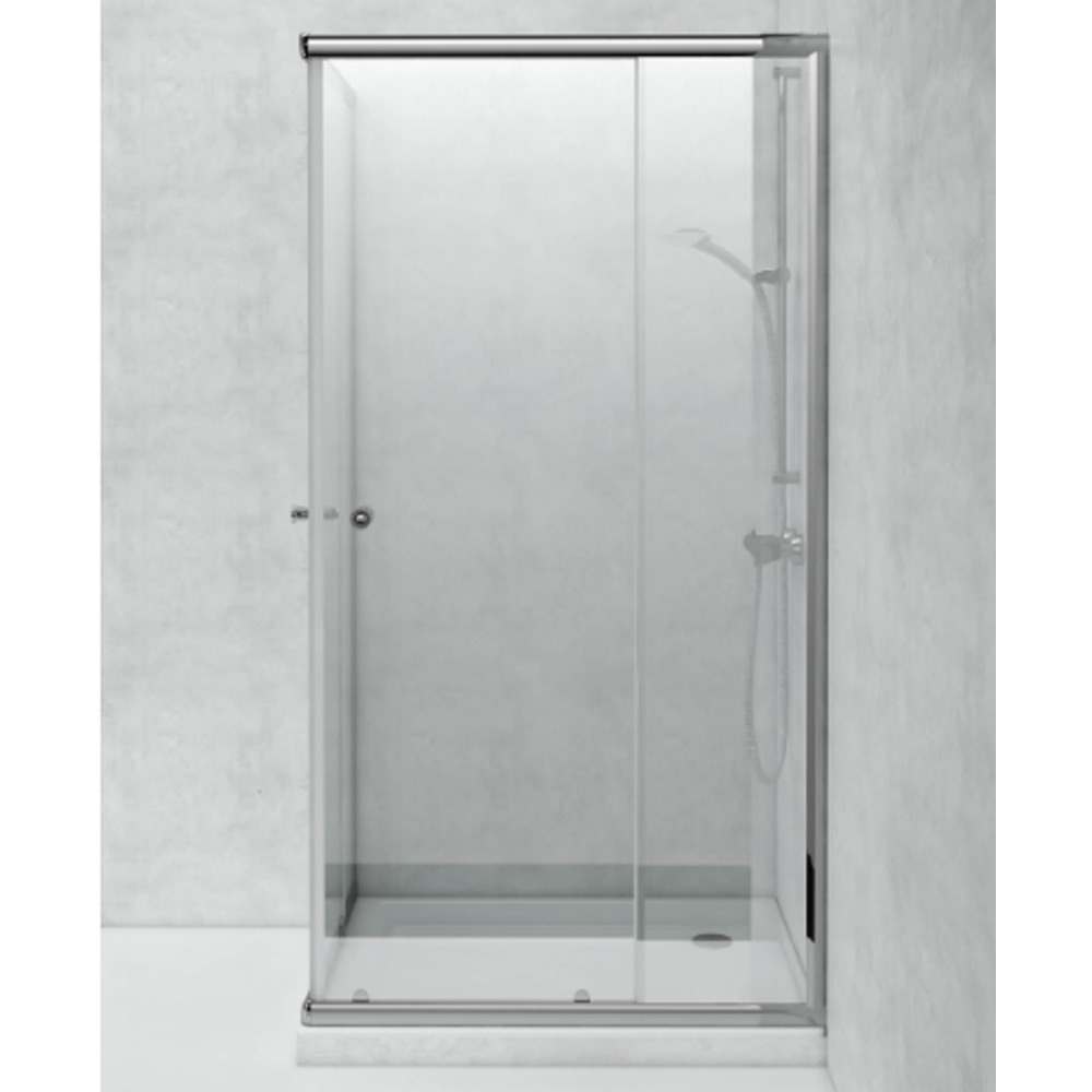 Waterfall Chrome Corner Entry Shower Enclosure (SKU FFCCE900